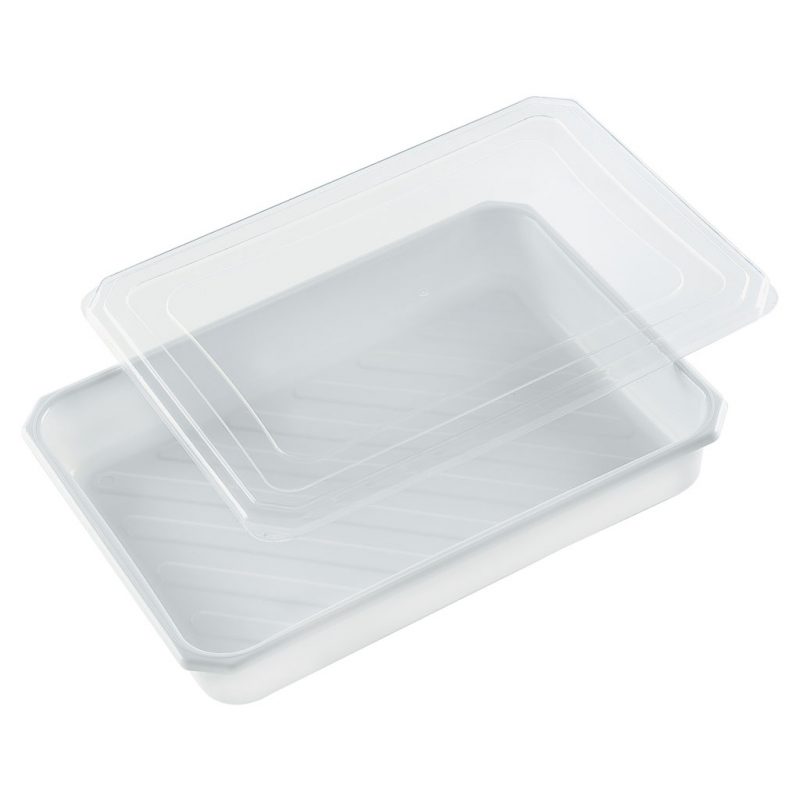 Táper Rect. Deli Micro Blanco 4L.