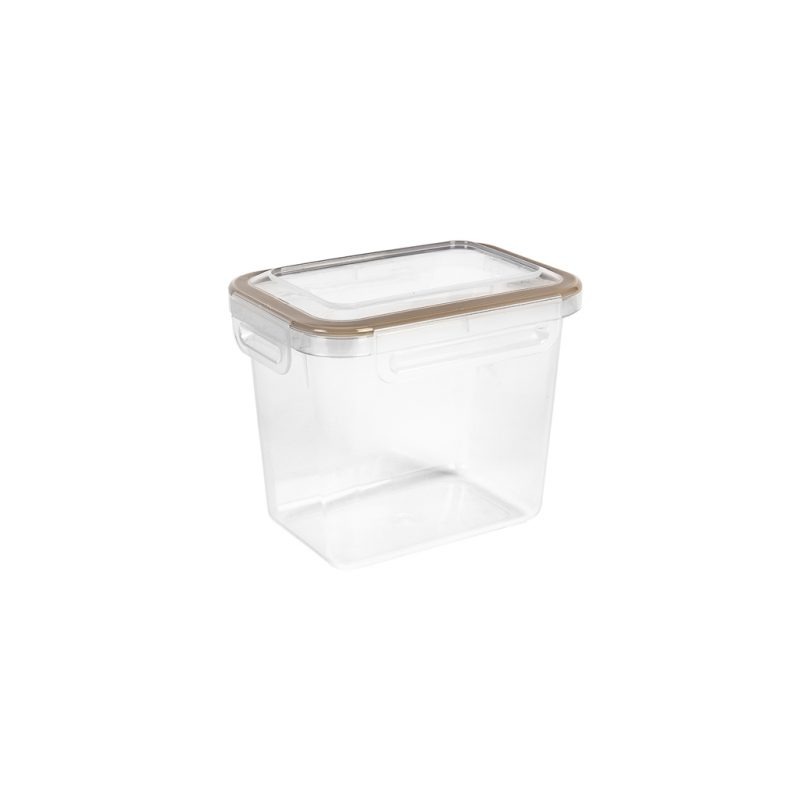 Táper Rectangular Pro Con Junta Bi-Materia Micro Natural 0,85L.