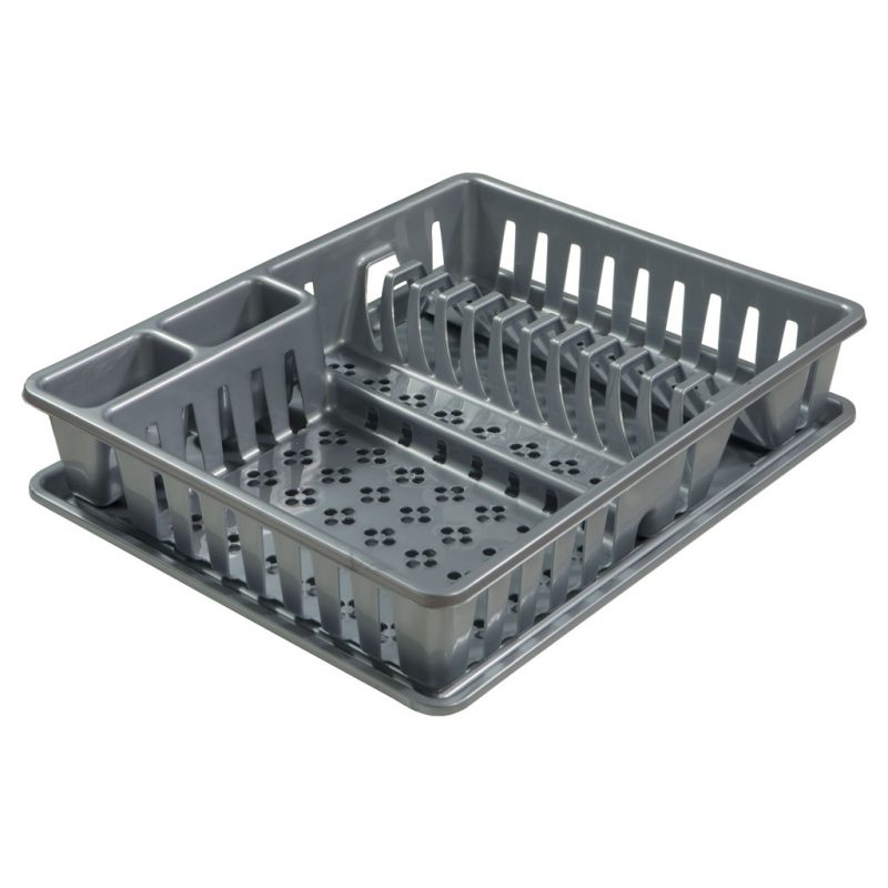 Escurreplatos Con Bandeja Plata “Súper”