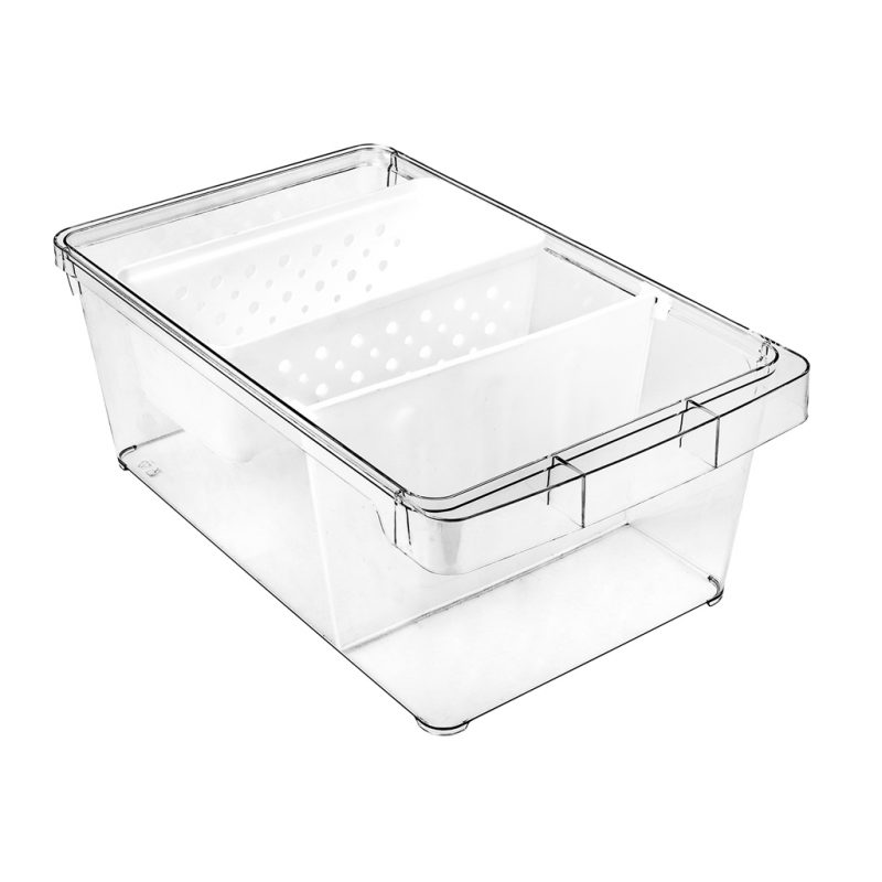 Cajon Organizador Frigo San Con Cesta + Separador
