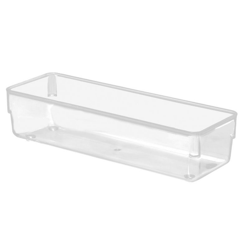 Organizador De Caj. Cristal Antideslizante 240X80X55