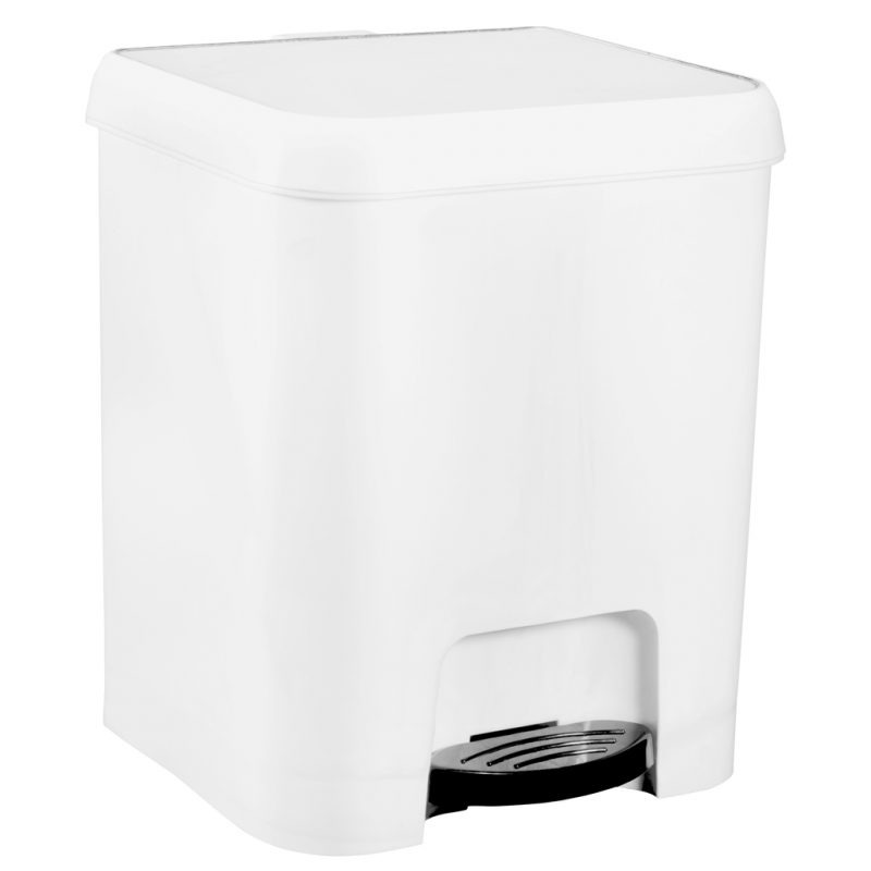 Cubo Pedal Blanco 7L.