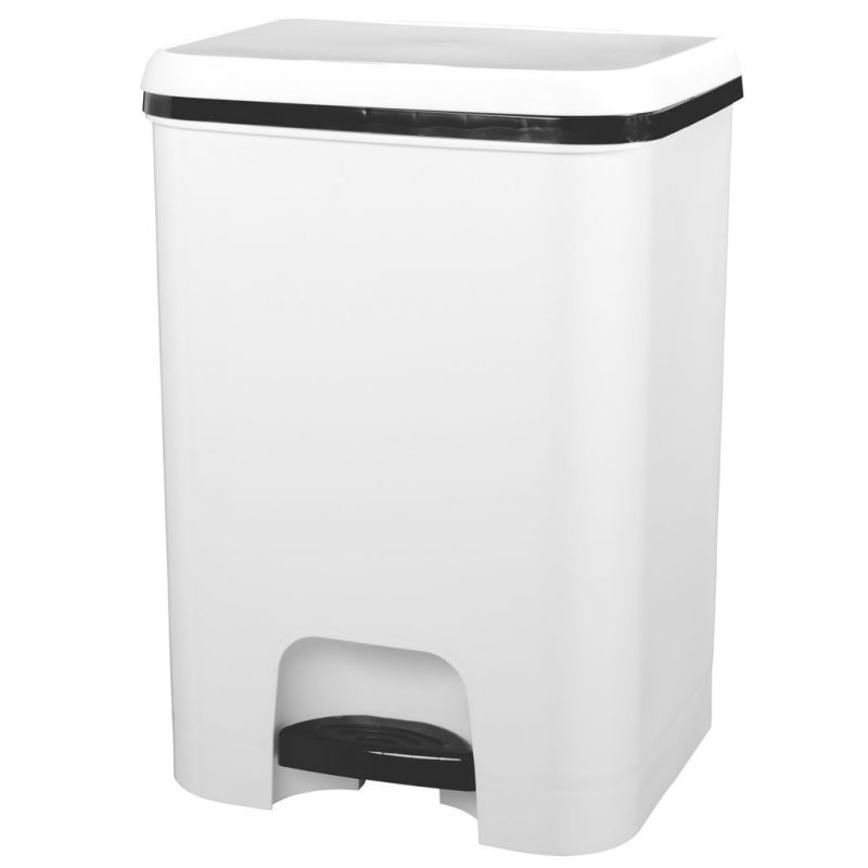Cubo Pedal  Blanco 26L.