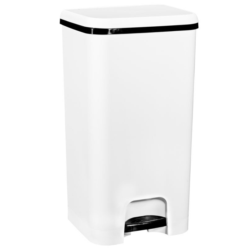 Cubo Pedal Blanco 37L.